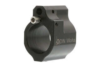 The Odin Works low profile adjustable gas block .750 attaches with the set screw method